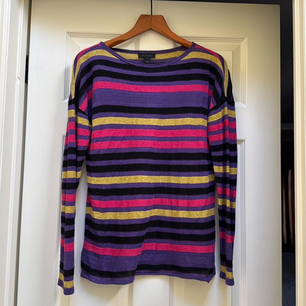 Colorful light sweater from Sak’s